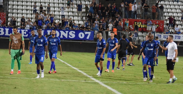 שחקני עירוני קריית שמונה מאוכזבים (ניסן עייש)