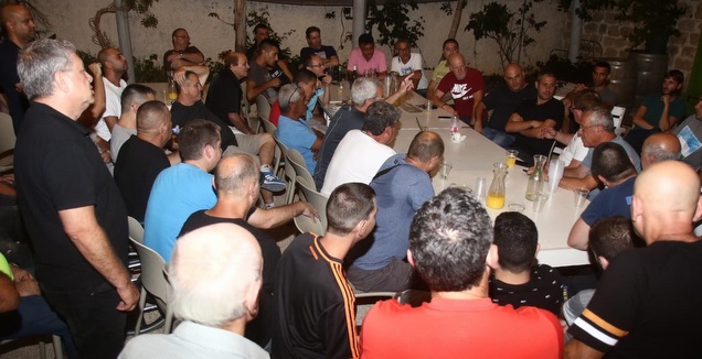 מפגש אוהדי חדרה עם אורי גוטמן (הפועל חדרה)
