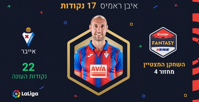 פנטזי מחזור 4 - שחקן מצטיין (גרפיקה: קרולינה אריכמן) (מערכת ONE)