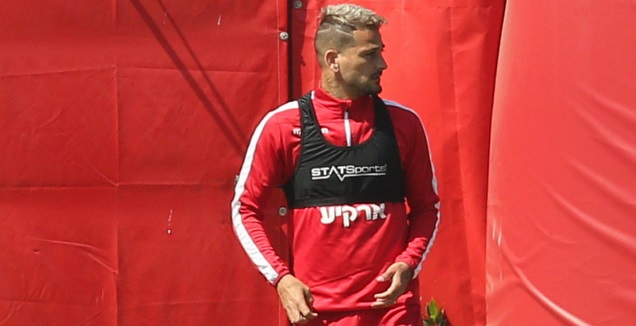 מאור בוזגלו באימון (שחר גרוס)