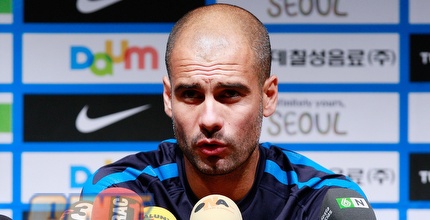 גווארדיולה בקוריאה מעצבן את המקומיים (GettyImages)