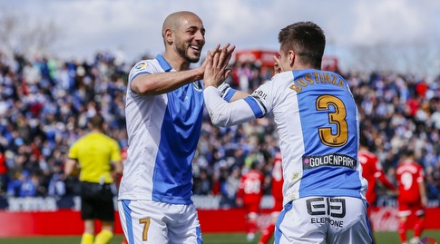 בוסטינסה ואמרבאט חוגגים (La Liga)