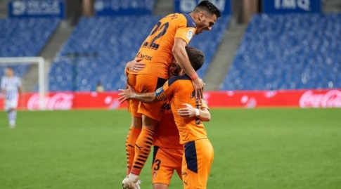 מקסי גומס חוגג עם חוסה גאיה (La Liga)