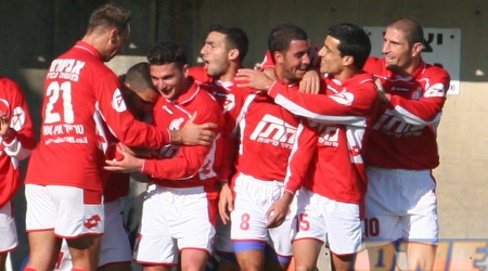 שחקני ב"ש חוגגים