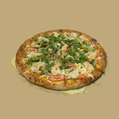 Tom Yum Shrimp Pizza