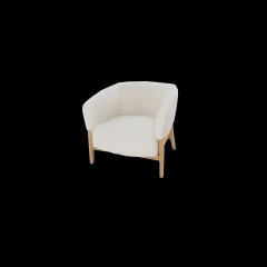 Modern Fabric Accent Chair