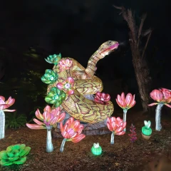 Timor Python @ "Zoo Lights" - Woodland Park Zoo, Seattle, WA