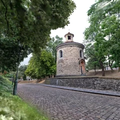 Rotunda sv. Martina , Leopoldova brána , Kaple panny Marie Šancovské (Prague Vyšehrad)