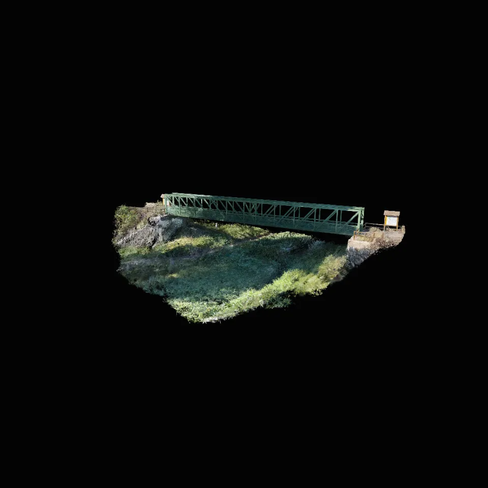 Pasarela sobre el río Martín