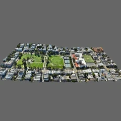 Dolores Park and Mission High School, San Francisco