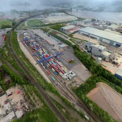 Widnes Rail Yard Aerial
