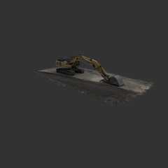 Excavator Drone Scan