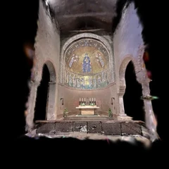 Abside della Assunta - San Giusto, Trieste Italy (XGRIDS PortalCam)