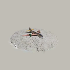 Avión de cartón