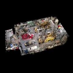 Tugboat Bat engine room, Trieste Italy (XGRIDS PortalCam)