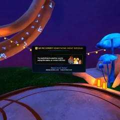 VRChat "We're Sorry! Something Went Wrong!"