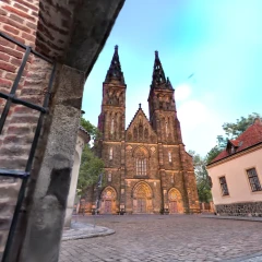 Bazilika svatého Petra a Pavla , Karlachovy sady, Štulcovy sady, Vyšehrad - Prague