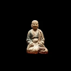 彩绘泥塑罗汉像