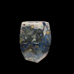 Wildlife Ceramic Cube Vase（Generated by Aholo