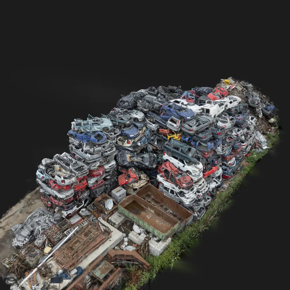 Cars junkyard scrapyard