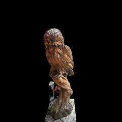 Owl Chainsaw Carving Statue @ Push Pull on Union - Seattle, WA