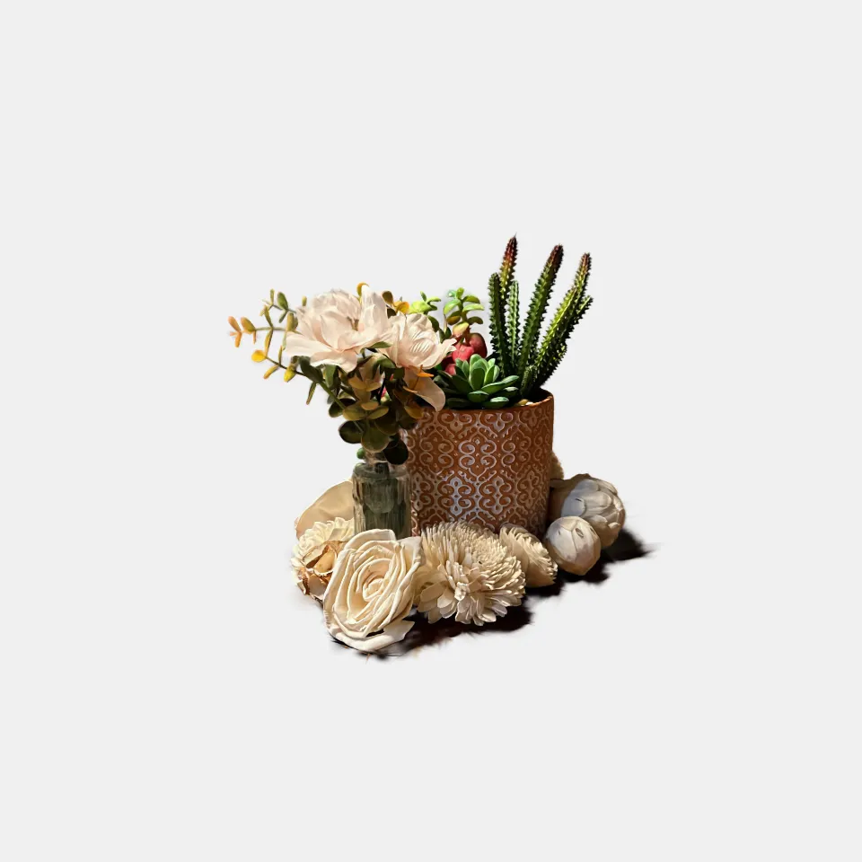 Still Life With Fake Plants