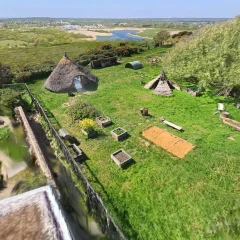 Hengistbury Head Education Center and Iron Age Roundhouse Reconstruction Mipmap