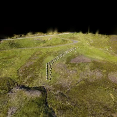 WWII anti-tank blocks at the Devil's Elbow, Gleann Beag, Perthshire, Scotland