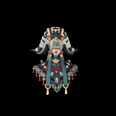 Tribal Fantasy Shaman Female Bust - Reconstructed with Seeget3D