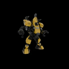 LEGO® Banana Mech by Mecabricks (9,000 KSplats)