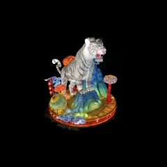 Tiger Scene Lantern @ 2024 LA Lantern Art Expo - Santa Anita Park, Arcadia, CA