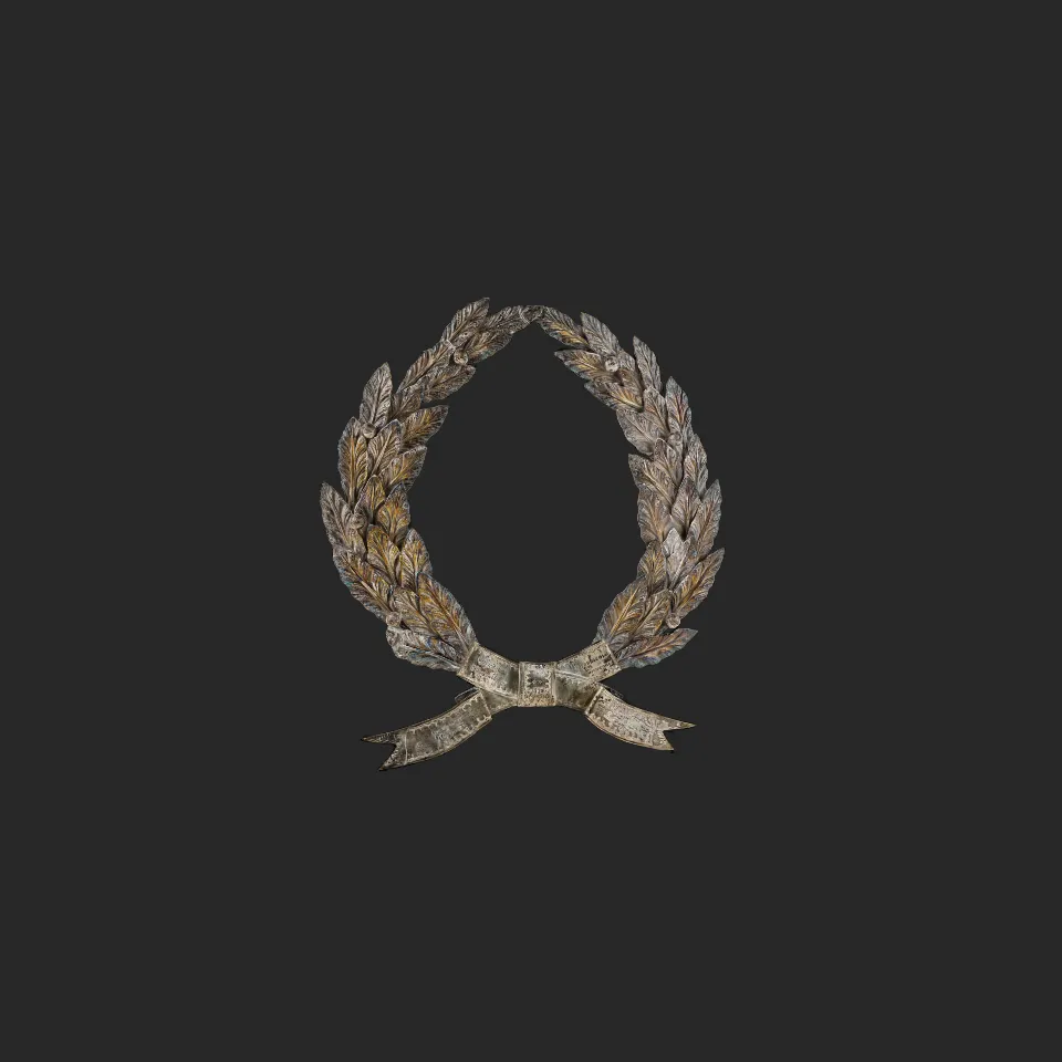 Bronze laurel wreath