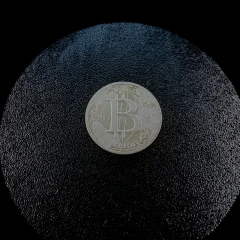 Bitcoin Themed Silver Round from 2014 - Heads