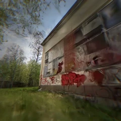 Warehouse End and the Parking lot