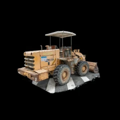 Excavator by the Road