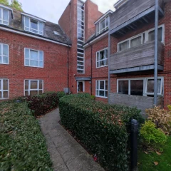 Courtyard apartment block