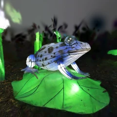 Frog Lantern @ "Zoo Lights" - Woodland Park Zoo, Seattle, WA