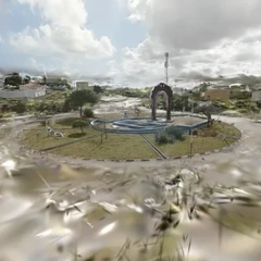 Curaçao rotonde Zegu scene