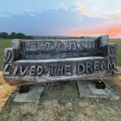 Lived The Dream bench