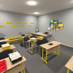 Technology Classroom with Workbench