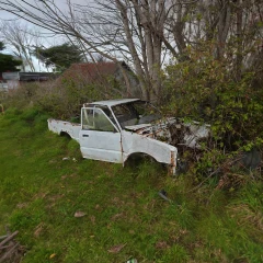 Camioneta abandonada Cahuach