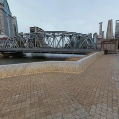 上海外白渡桥白景
