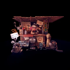 The Junk Shop – Blender 2.81 Splash (Gaussian Splat)