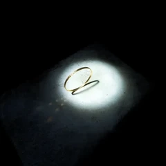 Gold faceted bracelet