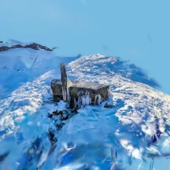 Frozen water well
