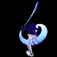 Fullbody 3Dscan iris - 3D Gaussian splatting slow shutter sample8