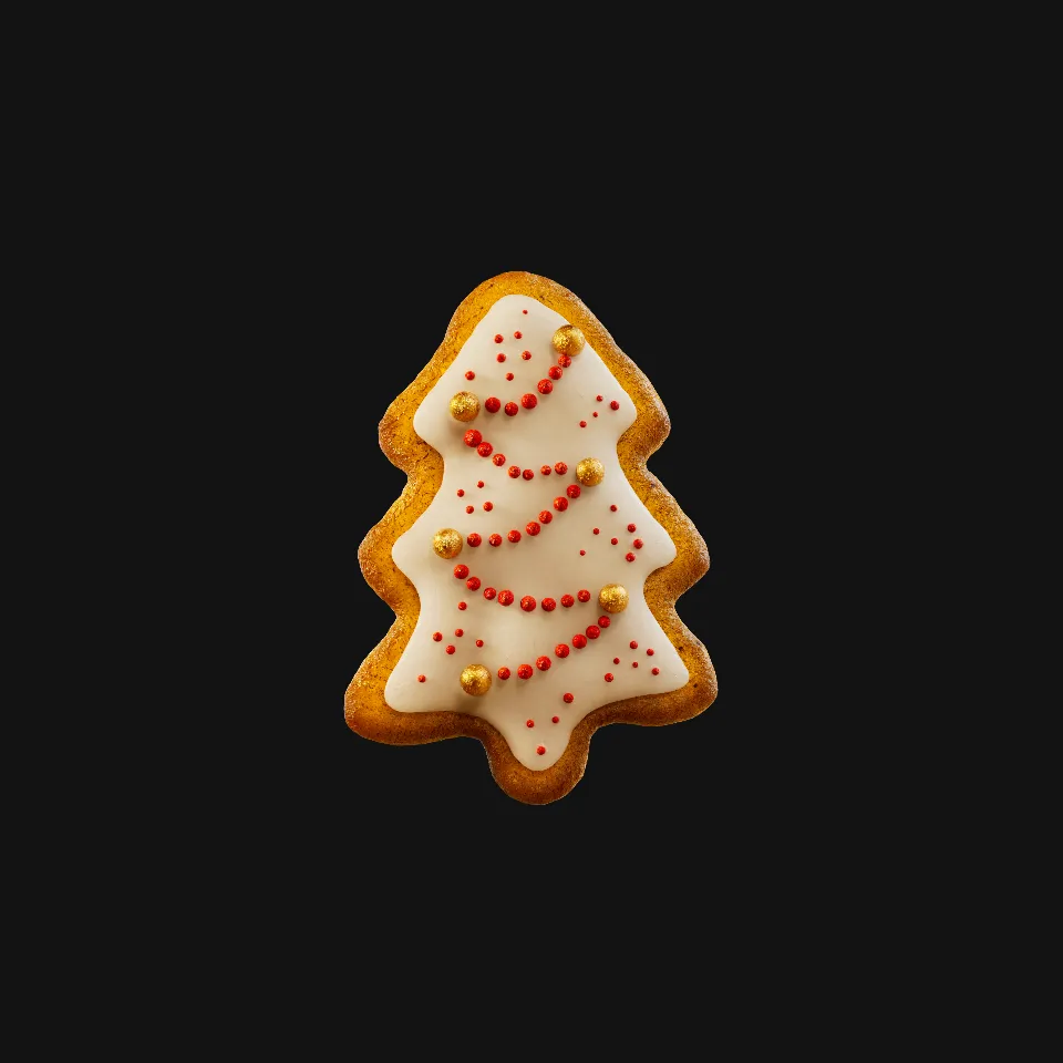 #3 CGI Tree Christmas Cookie