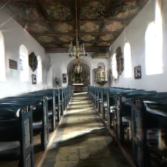 Inside Seem Kirke, Denmark
