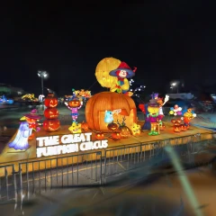 "The Great Pumpkin Circus" Display @ 2024 LA Lantern Art Expo - Santa Anita Park, Arcadia, CA