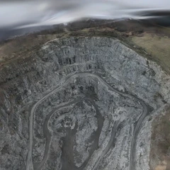 Phonolite stone quarry